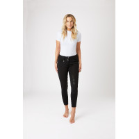 Thermobroek Grand Prix Horze met silicone zitvlak dames Zwart