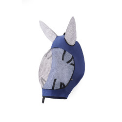 Masque anti-insectes Soft Stretch Horze Bleu