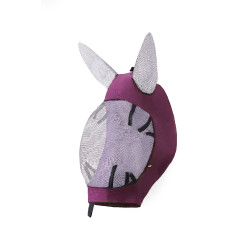 Anti-insectenmasker Soft Stretch Horze Donkerrood