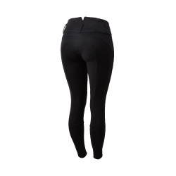 Pantalon d'équitation à basanes cuir Daniela femme Horze Noir Pantalon d'équitation à basanes cuir Daniela femme Horze Noir