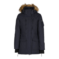 Lange parka Brooke Horze dames Donker marineblauw