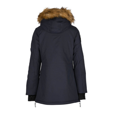 Parka longue Brooke Horze femme Bleu marine foncé