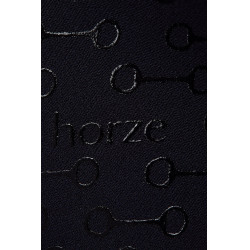 Hoge taille broek met siliconen kniestukken Aubrey Horze dames Donker marineblauw