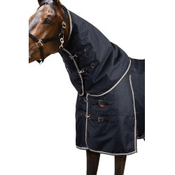 Couverture d'extérieur légère Georgina B Vertigo avec couvre-cou 150 g Bleu marine foncé