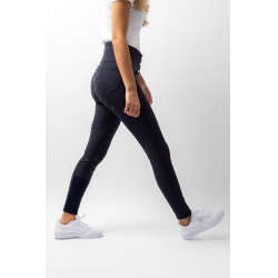 Pantalon à fond peau Désirée silicone et taille haute femme Horze Bleu marine foncé Pantalon à fond peau Désirée silicone et taille haute femme Horze Bleu marine foncé