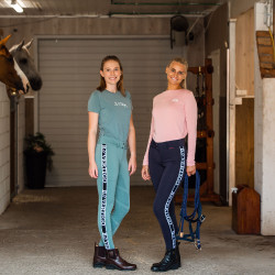 Pantalon d'équitation fonctionnel taille haute fond intégral silicone Angelika femme B Vertigo Bleu marine foncé Pantalon d'équitation fonctionnel taille haute fond intégral silicone Angelika femme B Vertigo Bleu marine foncé