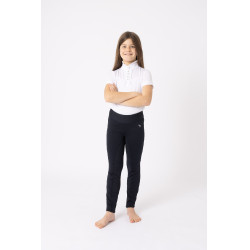 Winter paardrijlegging met siliconen zitvlak Active kind Horze Donker marineblauw Winter paardrijlegging met siliconen zitvlak Active kind Horze Donker marineblauw