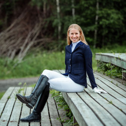 Veste de concours avec mesh Gabrielle femme B Vertigo Bleu marine foncé Veste de concours avec mesh Gabrielle femme B Vertigo Bleu marine foncé