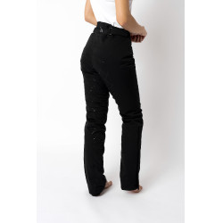Pantalon d'équitation impression silicone Adeline femme Horze Noir