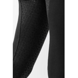 Pantalon d'équitation taille haute Tara silicone fond intégral femme Horze Noir