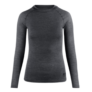 Onderhemd T-shirt wolmix Roxie dames B Vertigo Zwart