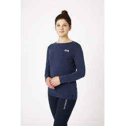 Tee-shirt manches longues Daniele femme B Vertigo Bleu marine foncé Tee-shirt manches longues Daniele femme B Vertigo Bleu marine foncé
