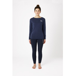 Tee-shirt manches longues Daniele femme B Vertigo Bleu marine foncé Tee-shirt manches longues Daniele femme B Vertigo Bleu marine foncé