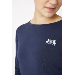 Tee-shirt manches longues Daniele femme B Vertigo Bleu marine foncé Tee-shirt manches longues Daniele femme B Vertigo Bleu marine foncé