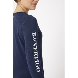 Tee-shirt manches longues Daniele femme B Vertigo Bleu marine foncé Tee-shirt manches longues Daniele femme B Vertigo Bleu marine foncé