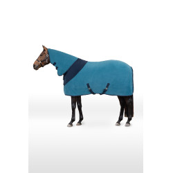 Couverture polaire avec couvre-encolure Turin Horze Bleu roi Couverture polaire avec couvre-encolure Turin Horze Bleu roi