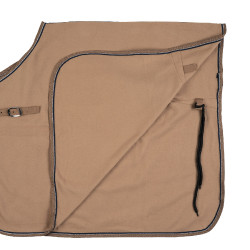 Zadeldeken fleece Kiel Horze Lichtbruin Zadeldeken fleece Kiel Horze Lichtbruin