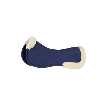 Amortisseur en mousse à mémoire de forme avec fausse fourrure Horze Bleu foncé