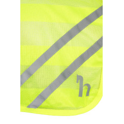 Couverture mesh réfléchissante Horze Jaune Couverture mesh réfléchissante Horze Jaune