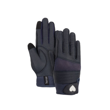 Kindergloves Horze met glinsterende hartjesprint Kindergloves Horze met glinsterende hartjesprint