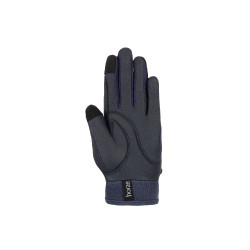 Gants Horze imprimé cœur scintillant enfant Bleu marine foncé Gants Horze imprimé cœur scintillant enfant Bleu marine foncé
