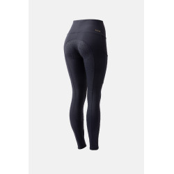 Legging Horze Mathilde siliconen full grip dames Donker marineblauw
