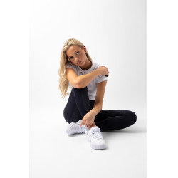 Legging Horze Mathilde siliconen full grip dames Donker marineblauw