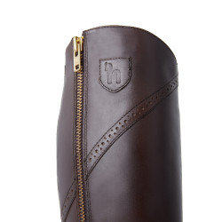 Leren gevoerde laarzen Horze Aspen dames Donkerbruin Leren gevoerde laarzen Horze Aspen dames Donkerbruin