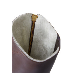 Leren gevoerde laarzen Horze Aspen dames Donkerbruin Leren gevoerde laarzen Horze Aspen dames Donkerbruin