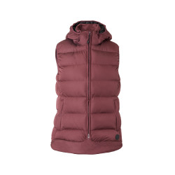 Doudoune sans manches avec capuche Horze Callie femme Port Royale Bordeaux Doudoune sans manches avec capuche Horze Callie femme Port Royale Bordeaux