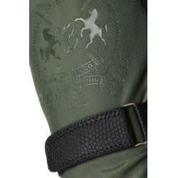 Gants d'équitation B Vertigo Laia femme avec logo imprimé Vert scarabée Gants d'équitation B Vertigo Laia femme avec logo imprimé Vert scarabée