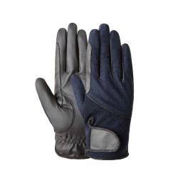Gants d'équitation été Horze Leni femme Marine foncé Bleu