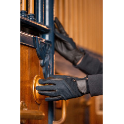 Gants d'équitation été Horze Leni femme Marine foncé Bleu