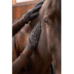 Gants d'équitation été Horze Nichelle femme Noir Gants d'équitation été Horze Nichelle femme Noir