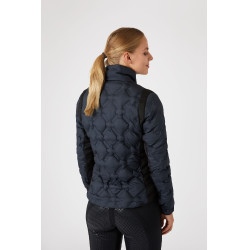 Veste d'équitation doudoune Horze Shelly femme Marine foncé Bleu