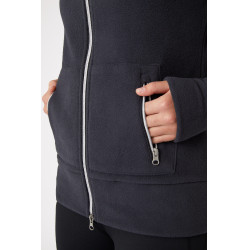 Veste d'équitation polaire Horze Ellie femme Marine foncé Bleu