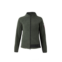 Veste d'équitation polaire stretch B Vertigo Cleo femme Vert lierre Veste d'équitation polaire stretch B Vertigo Cleo femme Vert lierre
