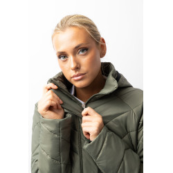 Aurora damesjack Horze met afneembare rok Groene kever