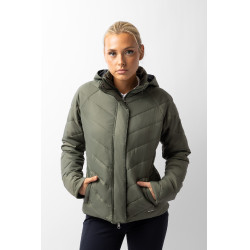 Aurora damesjack Horze met afneembare rok Groene kever