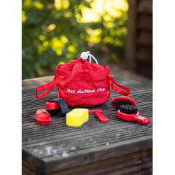 Kit de pansage Mini Poney LeMieux Chilli Rouge