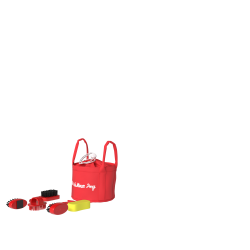 Kit de pansage Mini Poney LeMieux Chilli Rouge