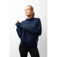 Trui B Vertigo in wolmix Faye Marine titaan Marineblauw