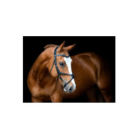 Bridon Montar Lyon 8-Fig gelooid leer Zwart Bridon Montar Lyon 8-Fig gelooid leer Zwart