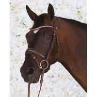 Bridon Montar Normandie Deluxe cuir tanné Noir