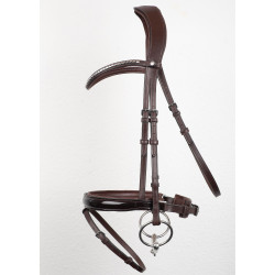 Bridon Montar Normandie Deluxe cuir tanné Marron