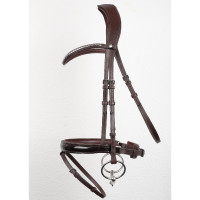 Hoofdstel Montar Normandie Deluxe gelooid leer Bruin Hoofdstel Montar Normandie Deluxe gelooid leer Bruin