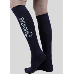 Chaussettes Montar Logo bamboo Marine