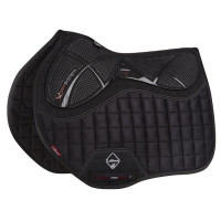 LeMieux X-Grip Silicone EuroJump Vierkant Zadeldek Zwart