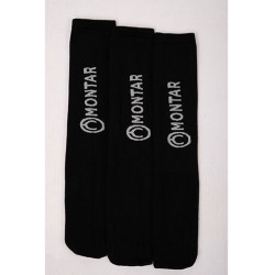 Chaussettes Montar Nylon 3 paires Noir Chaussettes Montar Nylon 3 paires Noir