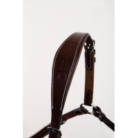 Collier de chasse martingale Montar cuir tanné Marron Collier de chasse martingale Montar cuir tanné Marron